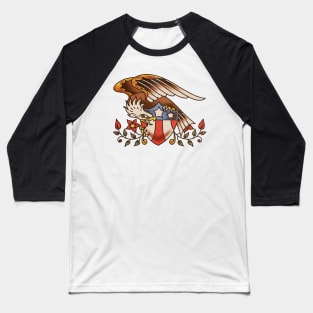 American Traditional Eagle and Shield Baseball T-Shirt